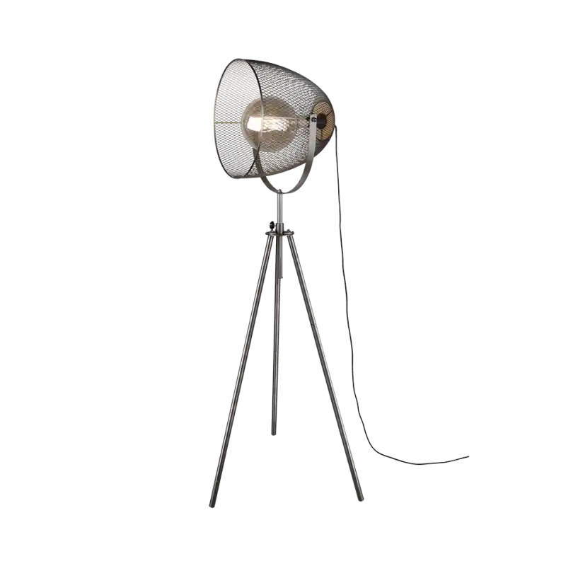 TRIO Lampadaire intérieur nickel antik IVAR