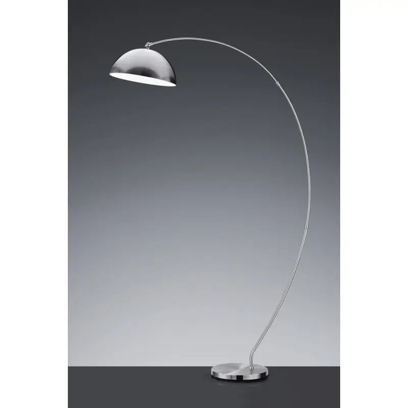 TRIO Lampadaire intérieur nickel mat FLORESTAN