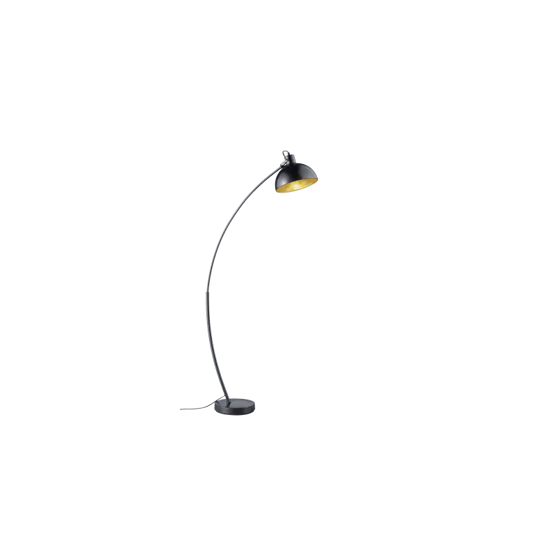 TRIO Lampadaire intérieur noir mat RECIFE