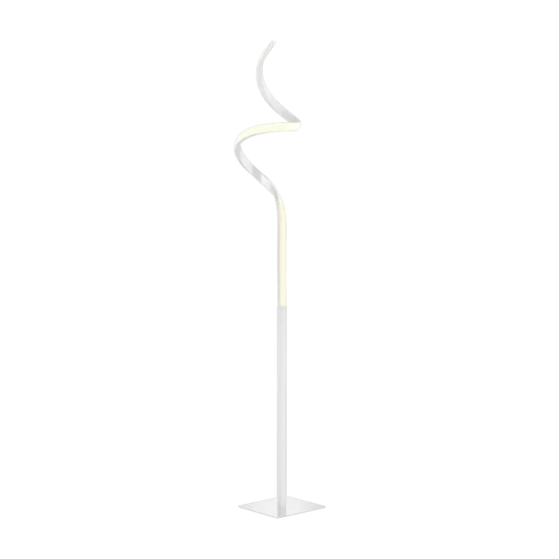 TRIO Lampadaire intérieur blanc mat et blanc COURSE
