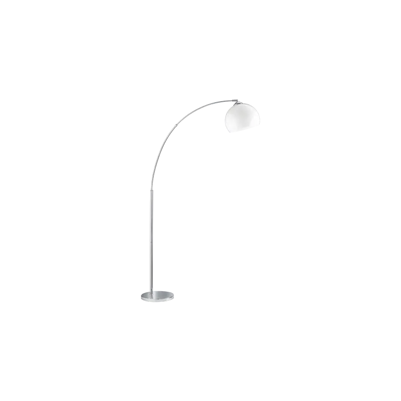 TRIO Lampadaire intérieur chrome et blanc BRASILIA