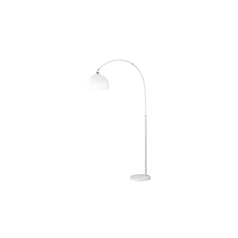 TRIO Lampadaire intérieur chrome et blanc JUNIOR II
