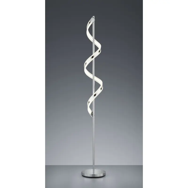 TRIO Lampadaire intérieur chrome et blanc SYDNEY