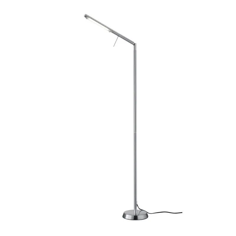 TRIO Lampadaire intérieur nickel mat et blanc FILIGRAN