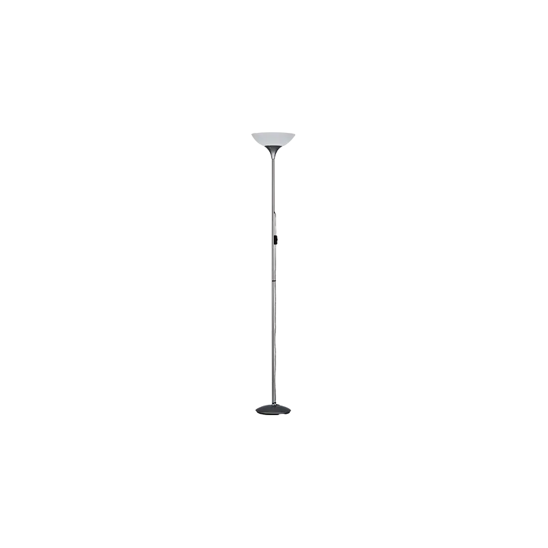 TRIO Lampadaire intérieur titane et blanc DEZWO