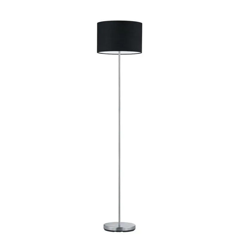 TRIO Lampadaire intérieur nickel mat et noir HOTEL