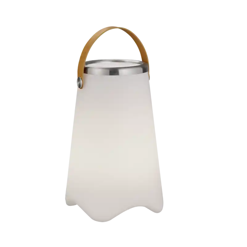 TRIO Lampe de table extérieur blanc et noir JAMAICA