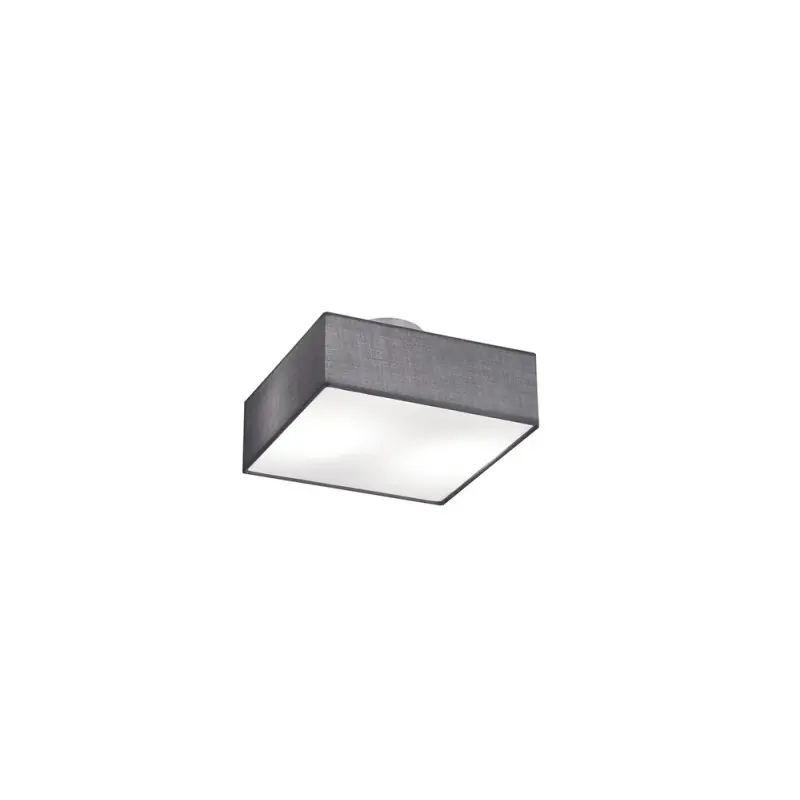 TRIO Plafonnier intérieur nickel mat et gris EMBASSY