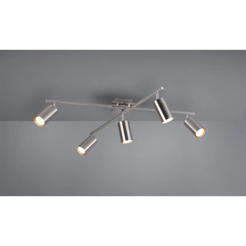 TRIO Plafonnier intérieur nickel mat MARLEY