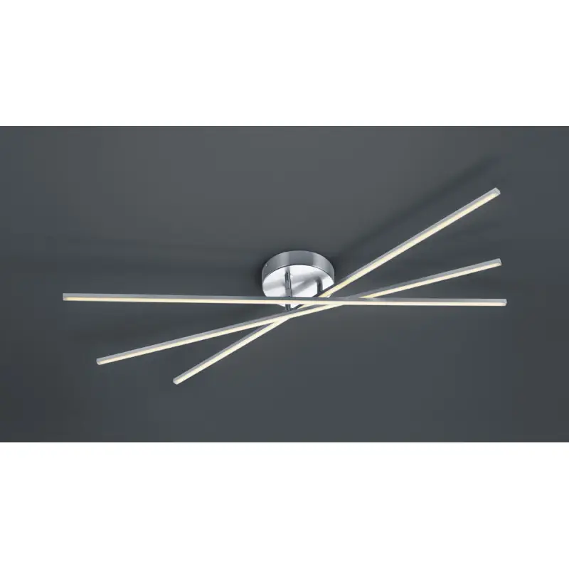 TRIO Plafonnier intérieur nickel mat TIRIAC