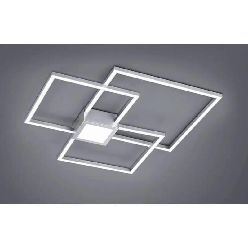 TRIO Plafonnier intérieur nickel mat HYDRA