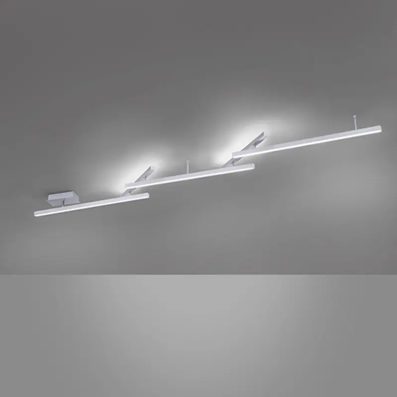 TRIO Plafonnier intérieur nickel mat MELBY