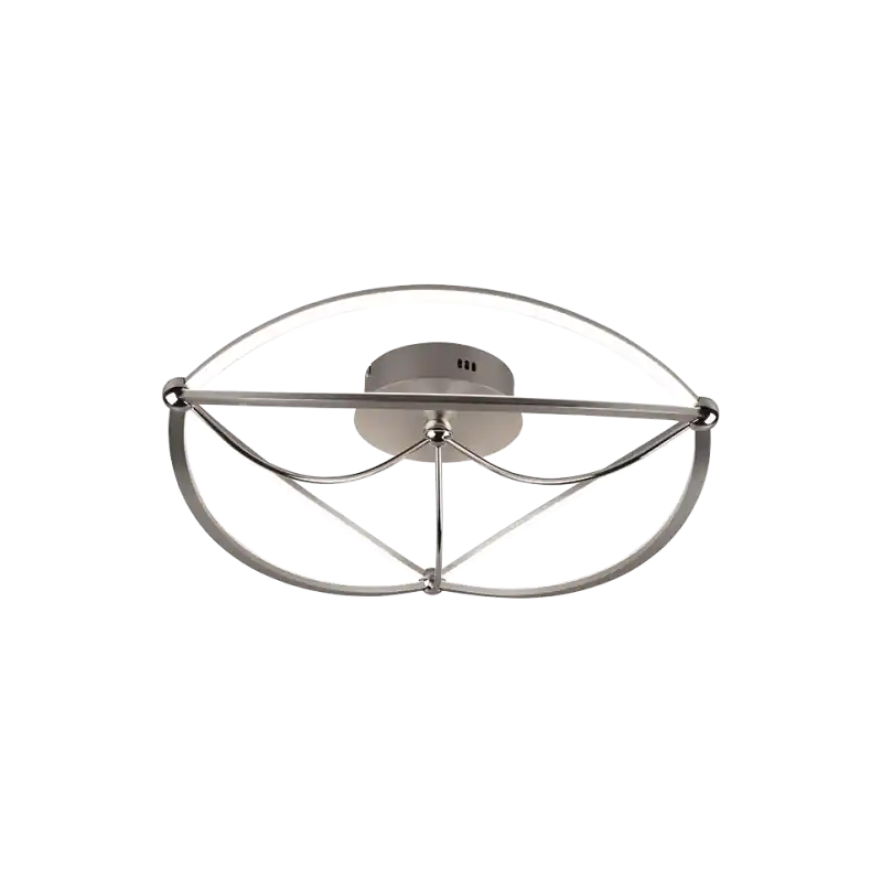 TRIO Plafonnier intérieur nickel mat CHARIVARI