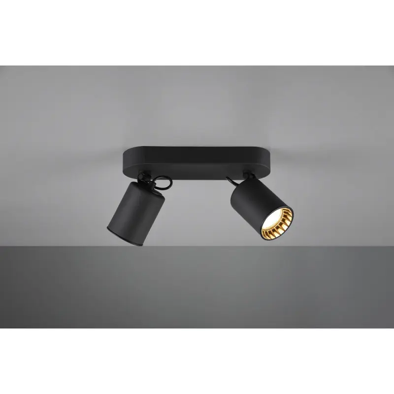 TRIO Spot intérieur noir mat PAGO
