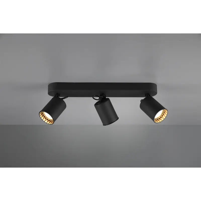 TRIO Spot intérieur noir mat PAGO