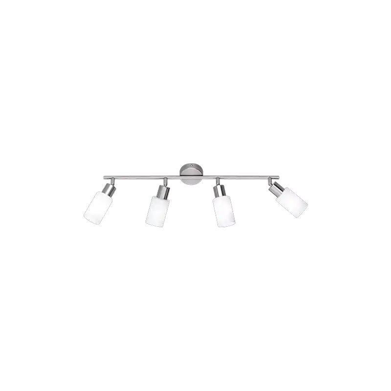 TRIO Spot intérieur nickel mat et blanc MARS