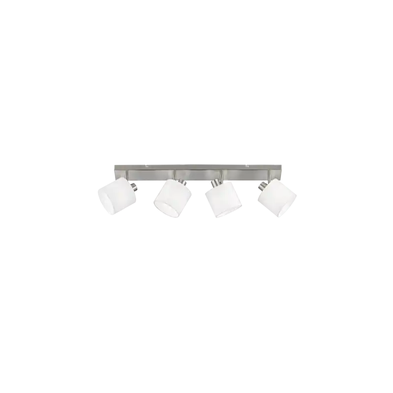 TRIO Spot intérieur nickel mat et blanc TOMMY