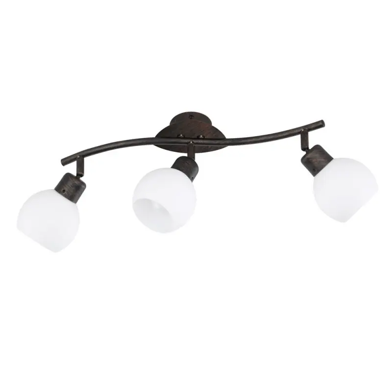 TRIO Spot intérieur rouille antique et blanc FREDDY