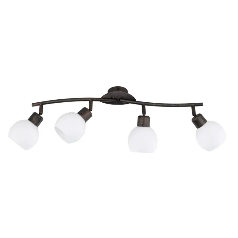 TRIO Spot intérieur rouille antique et blanc FREDDY