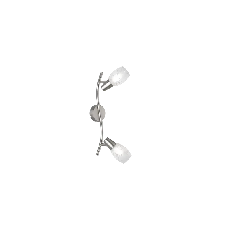 TRIO Spot intérieur nickel mat et transparent claire COLMAR
