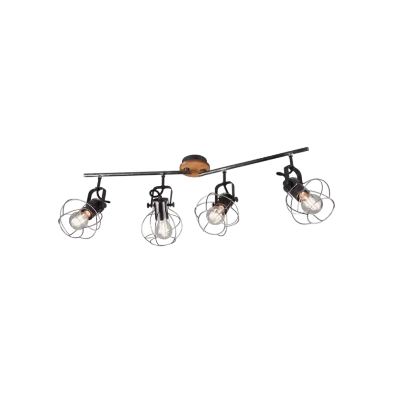 TRIO Spot intérieur argent antique MADRAS