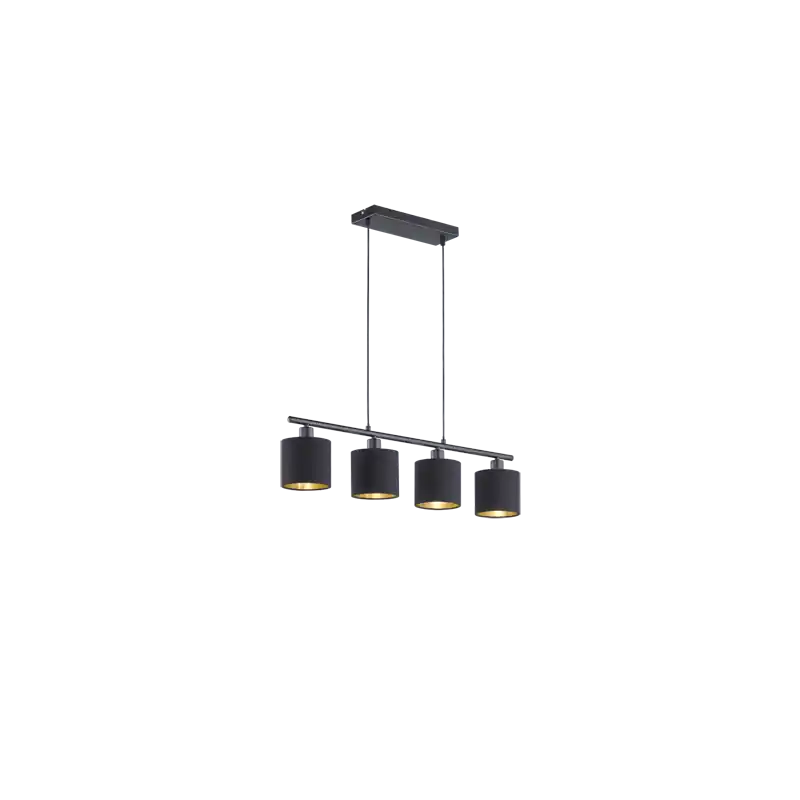 TRIO Suspension intérieur noir mat TOMMY