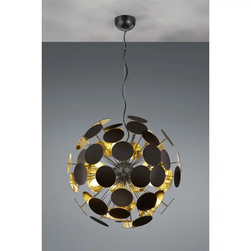 TRIO Suspension intérieur noir mat DISCALGO