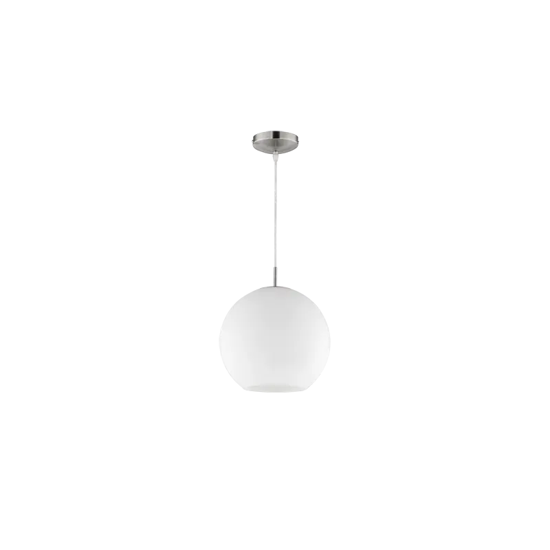 TRIO Suspension intérieur nickel mat et blanc MOON