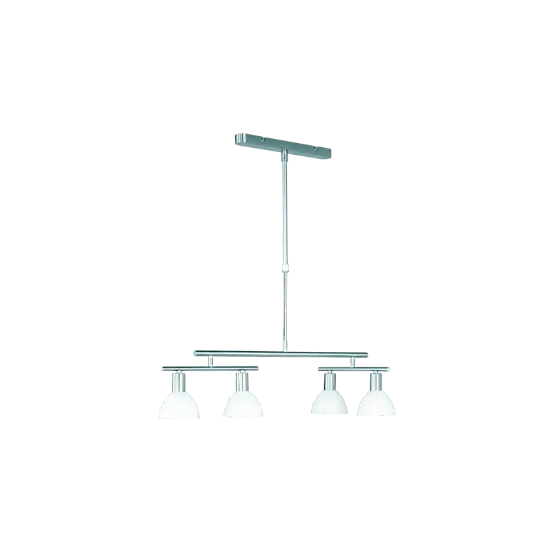 TRIO Suspension intérieur nickel mat et blanc DALLAS