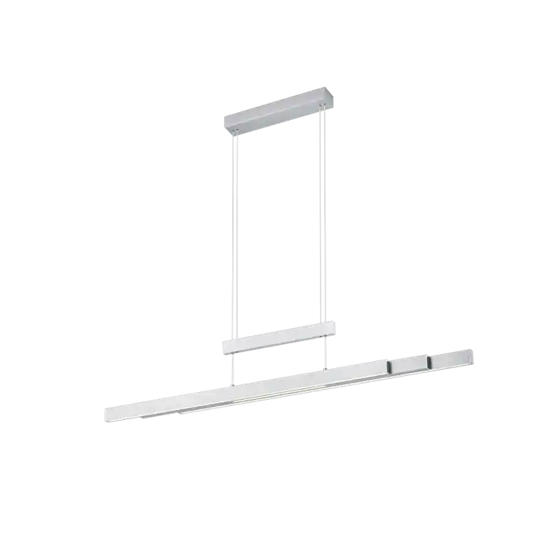 TRIO Suspension intérieur nickel mat et blanc TRAJAN