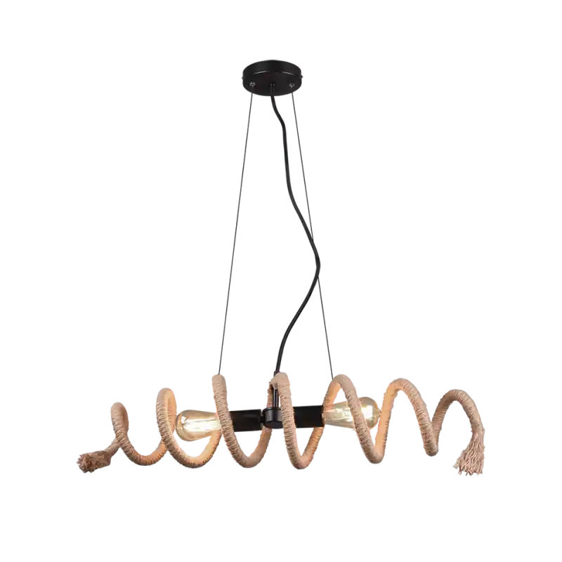 TRIO Suspension intérieur noir mat et brun ARI