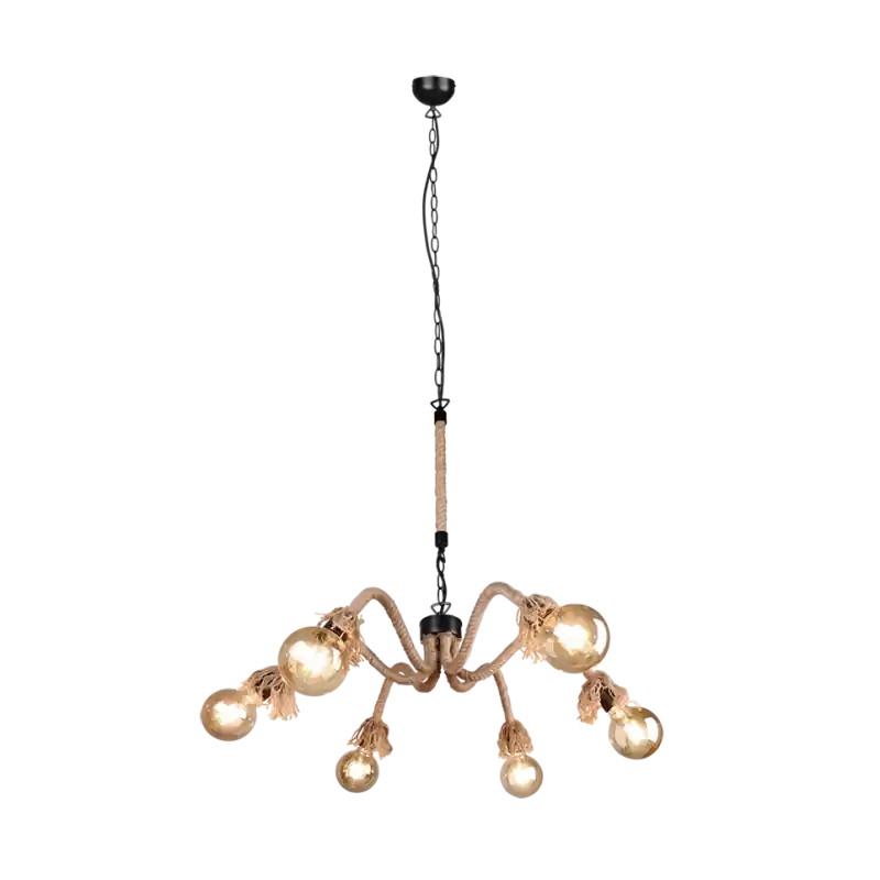 TRIO Suspension intérieur noir mat et brun ALVA