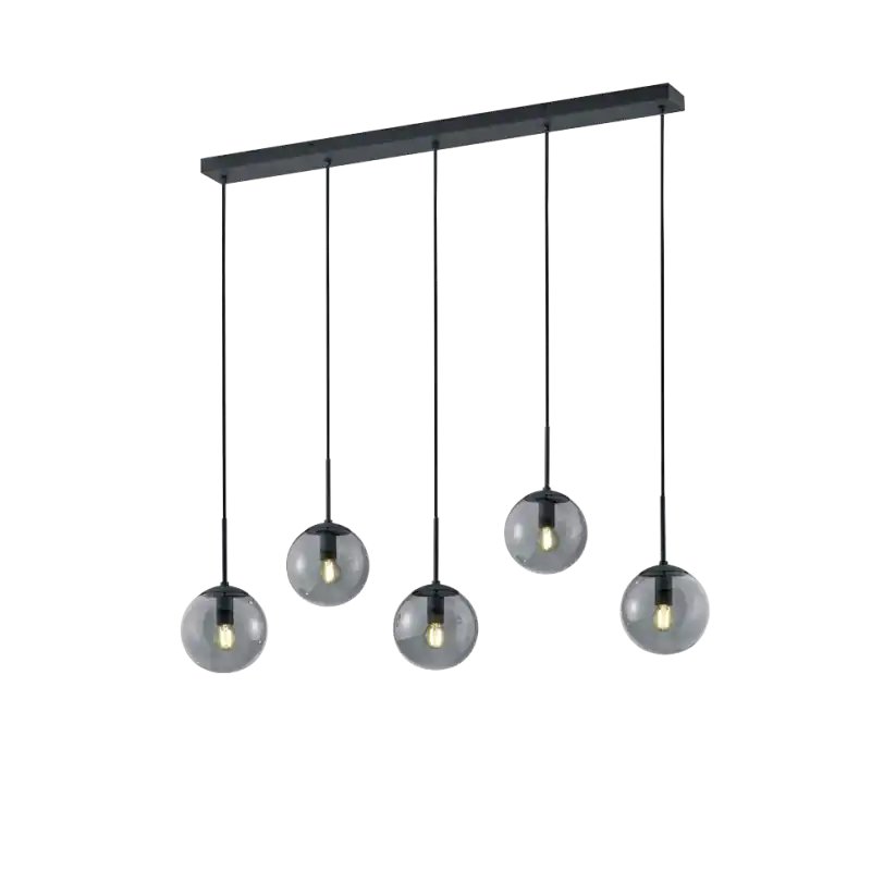 TRIO Suspension intérieur antracite et fumé BALINI