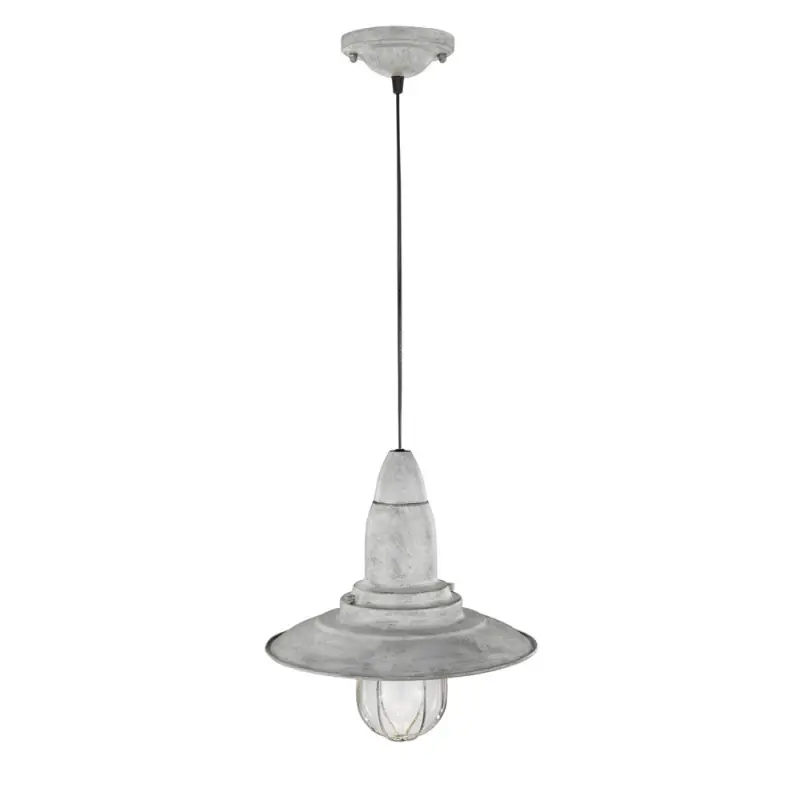 TRIO Suspension intérieur gris ancien et transparent claire FISHERMAN