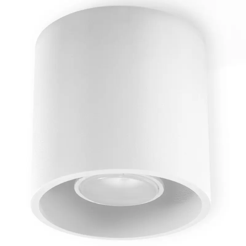 Plafonnier ORBIS 1, aluminium blanc, GU10