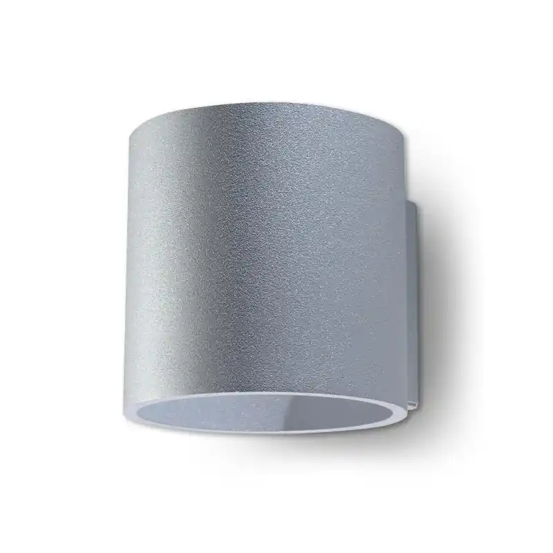 Applique ORBIS 1, aluminium, gris