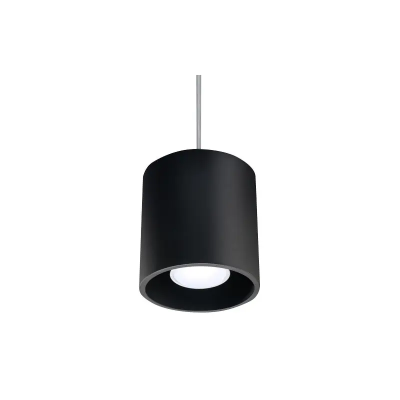 Suspension ORBIS 1, aluminium, noir, GU10