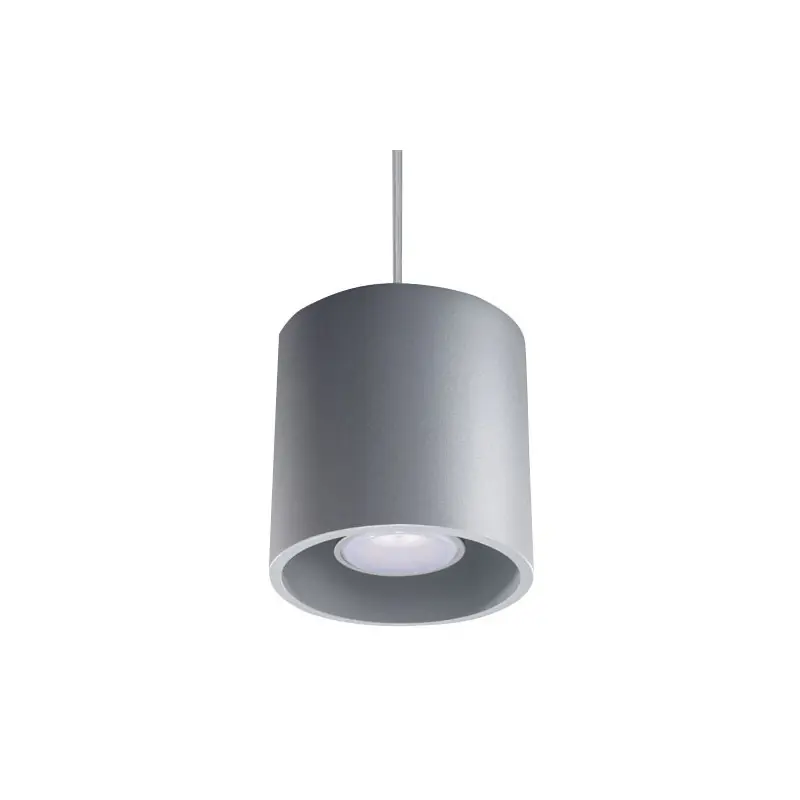 Suspension ORBIS 1, aluminium, gris, GU10
