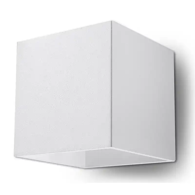 Applique QUAD 1, aluminium, blanc