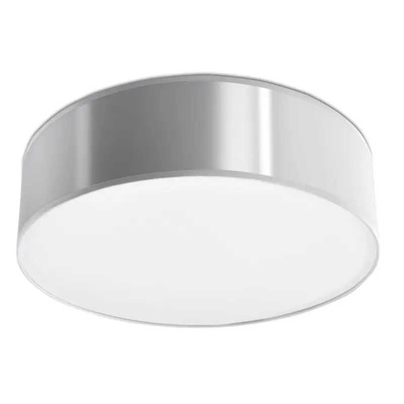Plafonnier ARENA 35, PVC, gris, E27