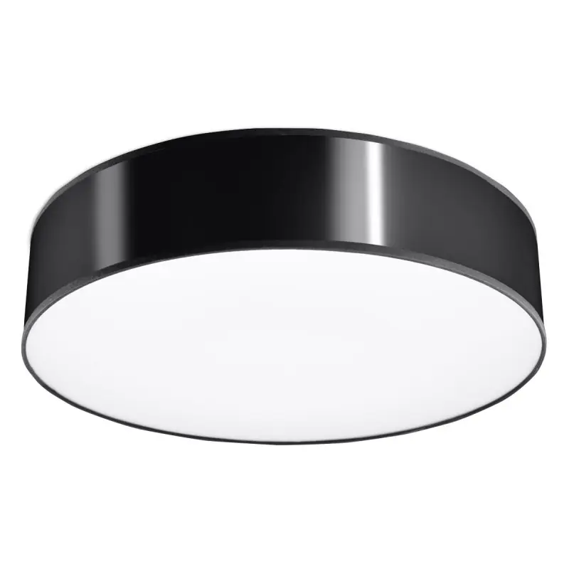 Plafonnier ARENA 45, PVC, noir, E27