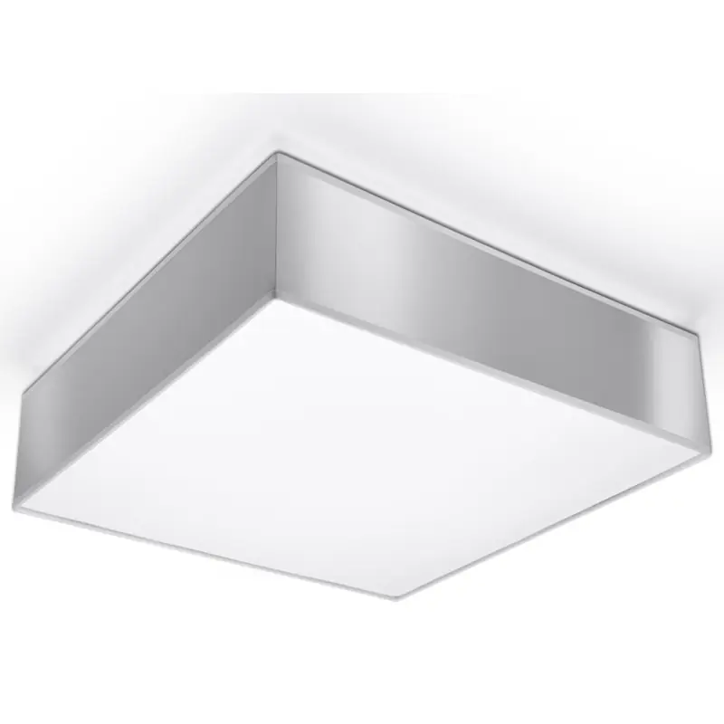 Plafonnier HORUS 35, PVC, gris, E27