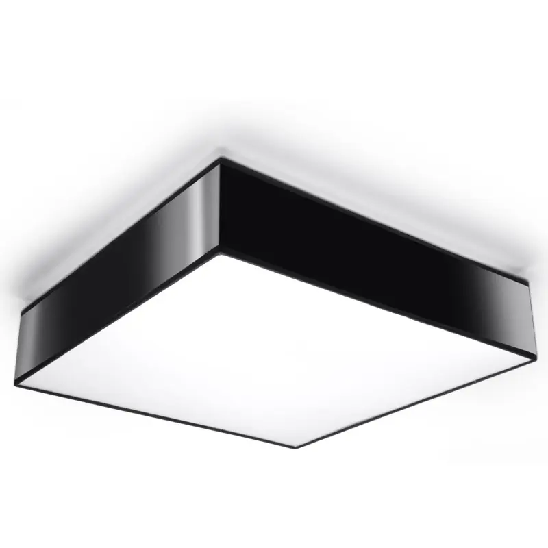 Plafonnier HORUS 45, PVC, noir, E27