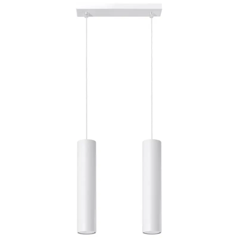 Suspension LAGOS 2, acier blanc, GU10