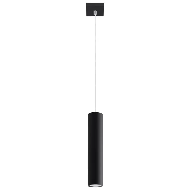 Suspension LAGOS 1, acier noir, GU10