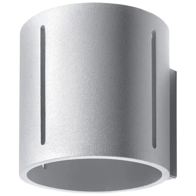 Applique INEZ, aluminium gris