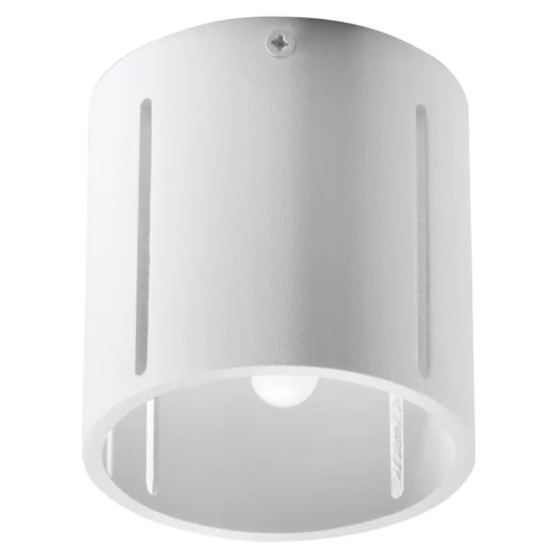 Plafonnier INEZ, aluminium blanc