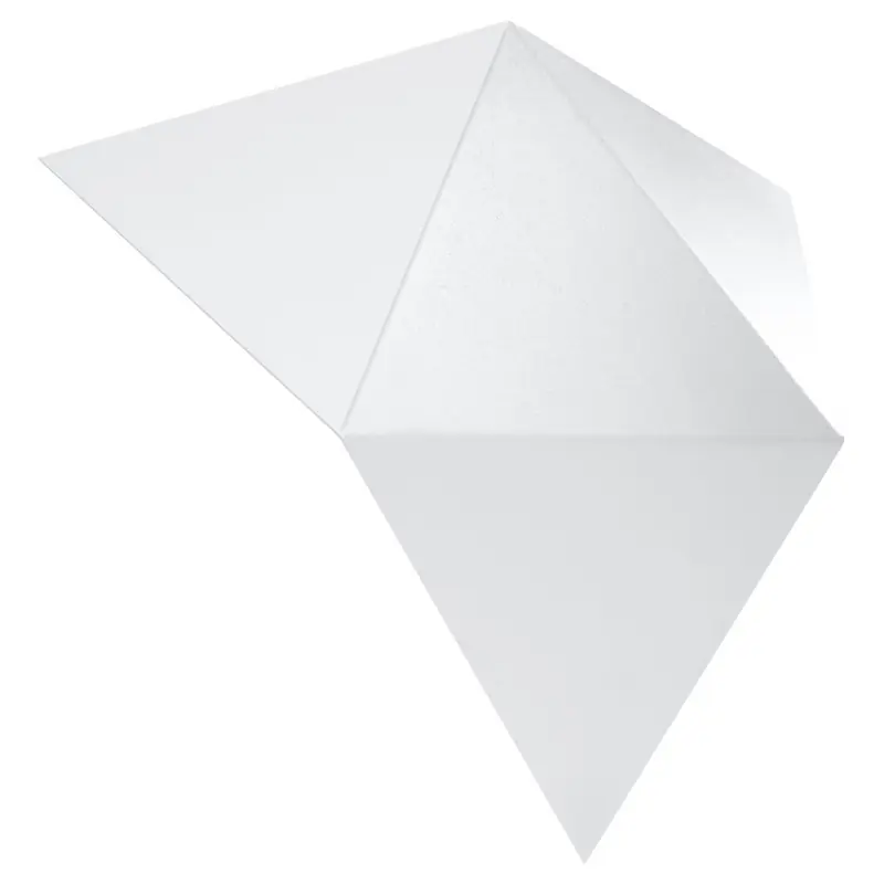 Applique SOLIDO, acier blanc