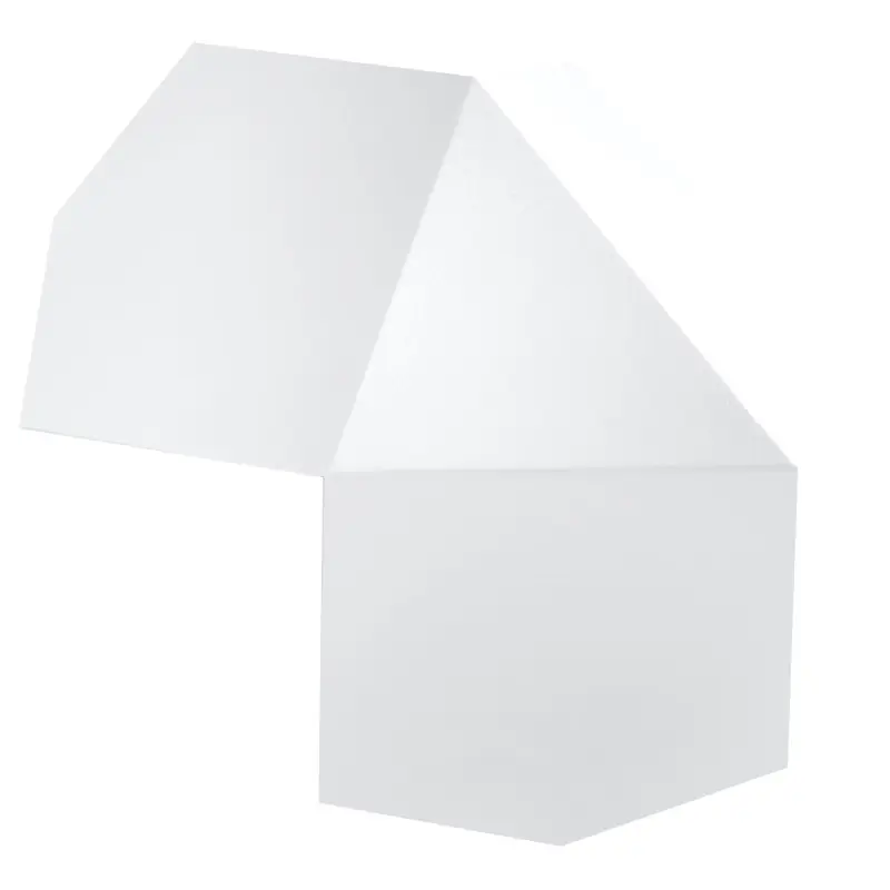 Applique TRE, acier blanc