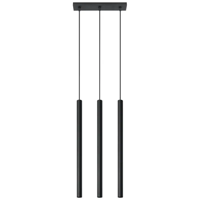 Suspension PASTELO 3, acier noir